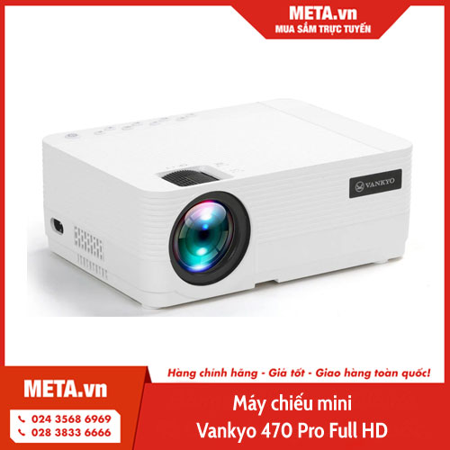 Máy chiếu dưới 5 triệu mini Vankyo 470 Pro Full HD