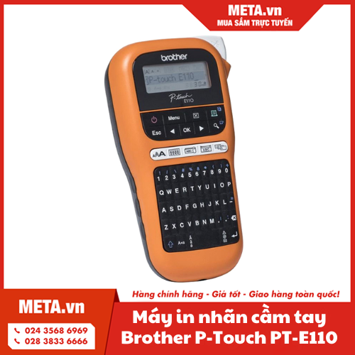 Máy in nhãn cầm tay Brother P-Touch PT-E110