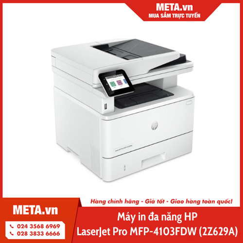 Máy in đa năng HP LaserJet Pro MFP-4103FDW (2Z629A)