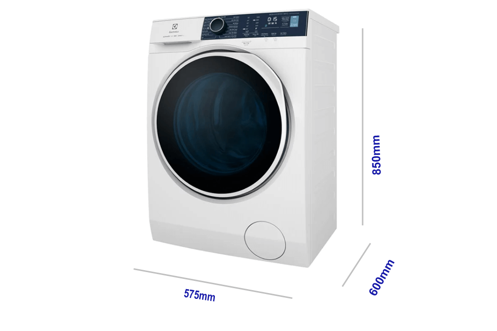 Kích thước máy giặt cửa ngang Electrolux Inverter 10kg EWF1024P5WB