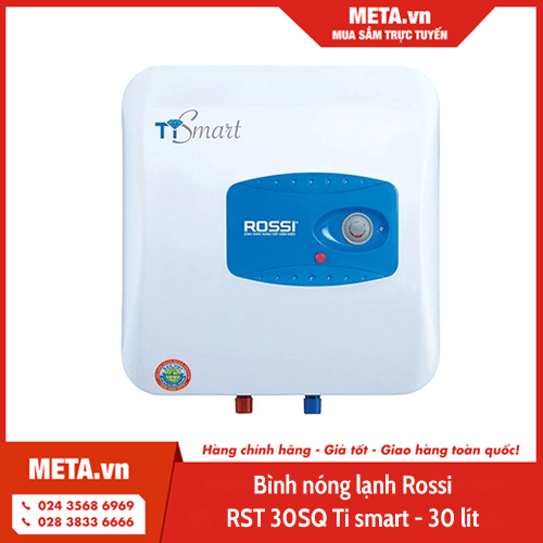Bình nóng lạnh Rossi RST 30SQ Ti smart - 30 lít