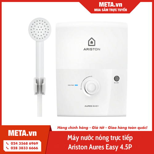 Máy nước nóng trực tiếp Ariston Aures Easy 4.5P