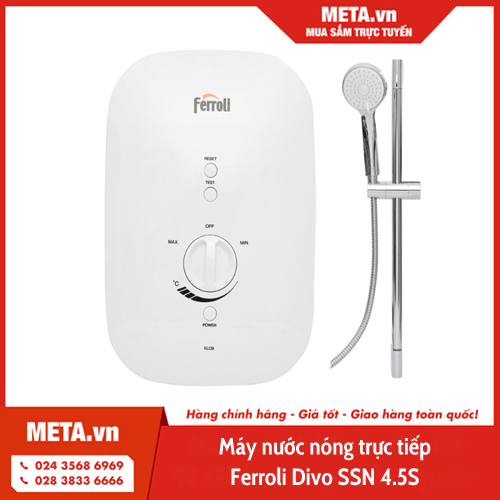Máy nước nóng trực tiếp Ferroli Divo SSN 4.5S