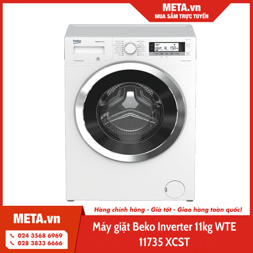 Máy giặt Beko Inverter 11kg WTE 11735 XCST 