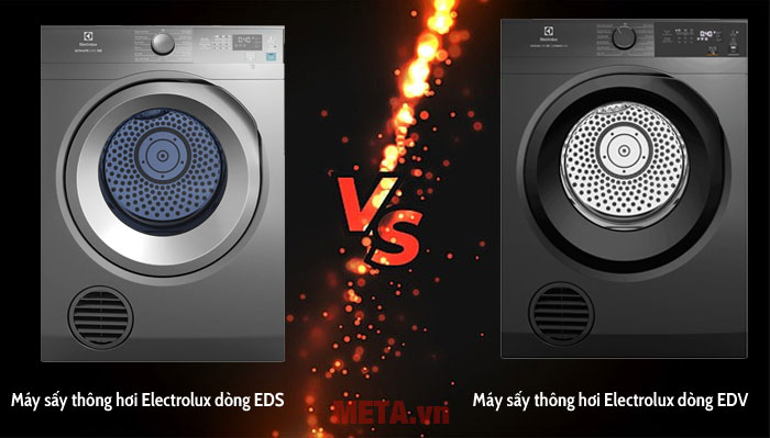 So sánh máy sấy thông hơi Electrolux dòng EDS và EDV có gì khác nhau?