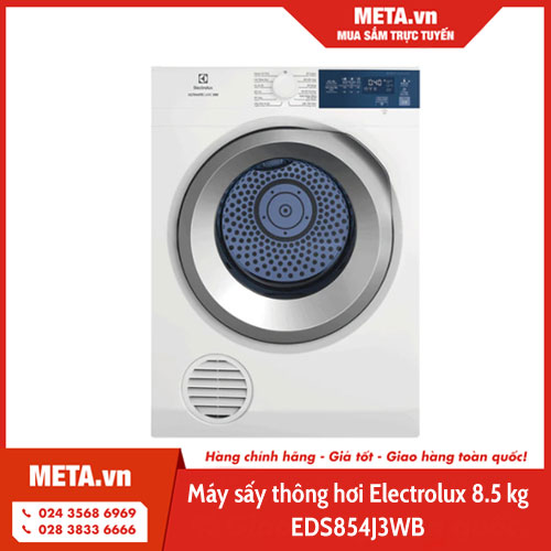 Máy sấy thông hơi Electrolux 8,5 kg EDS854J3WB