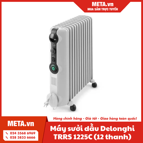 Máy sưởi dầu Delonghi TRRS 1225C (12 thanh)