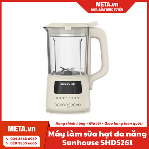 Máy làm sữa hạt đa năng Sunhouse SHD5261