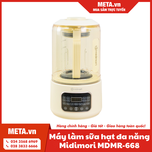 Máy làm sữa hạt đa năng Midimori MDMR-668
