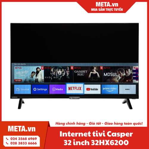 Internet tivi Casper 32 inch 32HX6200