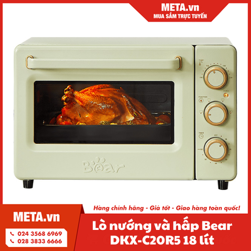Lò nướng và hấp Bear DKX-C20R5 18 lít