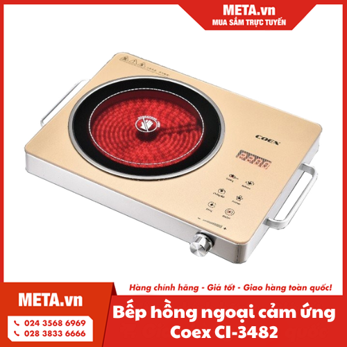 Bếp hồng ngoại cảm ứng Coex CI-3482 (kèm khay nướng)