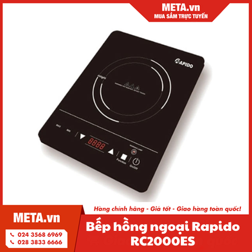 Bếp hồng ngoại Rapido RC2000ES