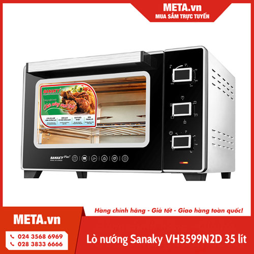 Lò nướng Sanaky VH3599N2D 35 lít
