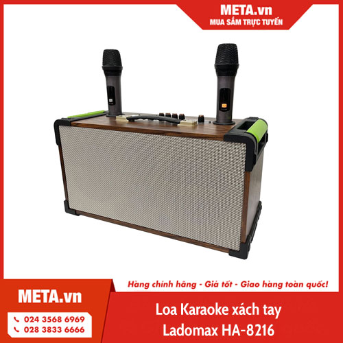 Loa karaoke xách tay Ladomax HA-8216