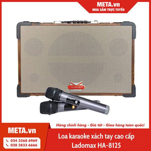 Loa karaoke xách tay cao cấp Ladomax HA-8125