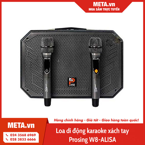 Loa di động karaoke xách tay Prosing W8-ALISA