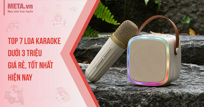 Top 7 loa hát karaoke giá rẻ dưới 3 triệu