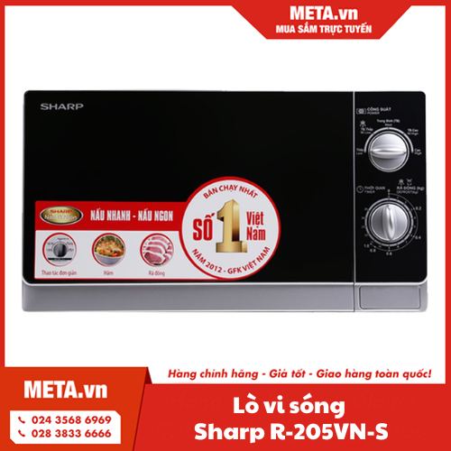 Lò vi sóng Sharp R-205VN-S (20 lít)