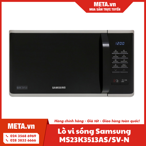 Lò vi sóng Samsung MS23K3513AS/SV-N (23 lít)