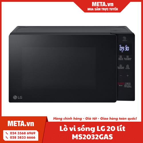 Lò vi sóng LG 20 lít MS2032GAS