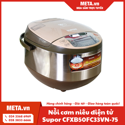 Nồi cơm niêu điện tử Supor CFXB50FC33VN-75 1,8 lít