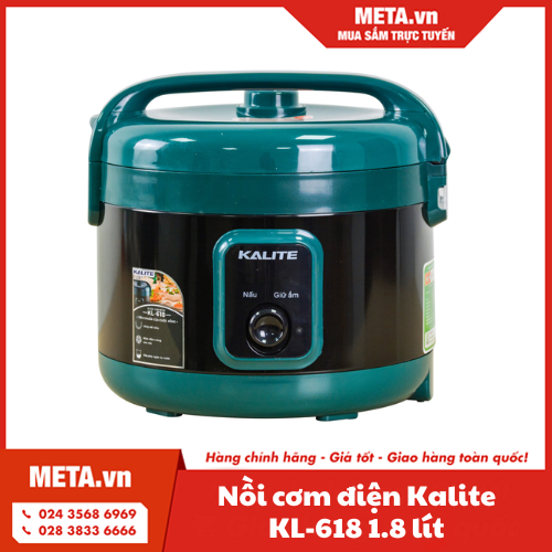 Nồi cơm điện Kalite KL-618 1,8 lít