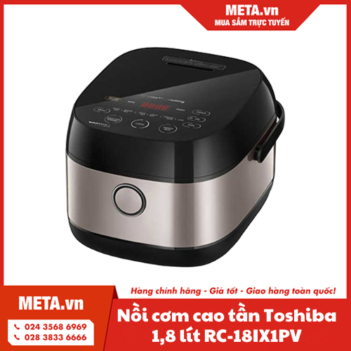 Nồi cơm cao tần Toshiba 1,8 lít RC-18IX1PV