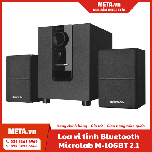 Loa vi tính Bluetooth Microlab M-106BT 2.1
