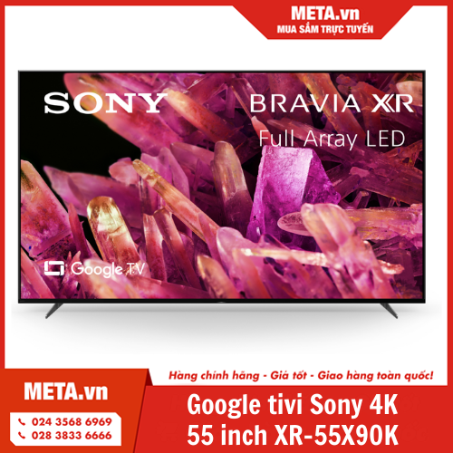 Google tivi Sony 4K 55 inch XR-55X90K