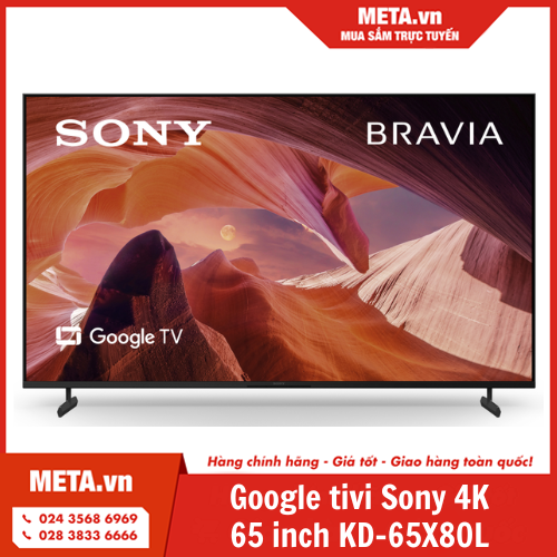 Google Tivi Sony 4K 65 inch KD-65X80L