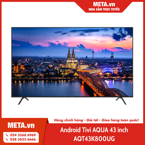 Android Tivi AQUA 43 inch AQT43K800UG