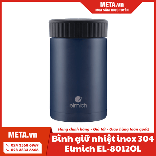 Bình giữ nhiệt inox 304 Elmich EL-8012OL