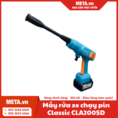 Máy rửa xe chạy pin Classic CLA200SD