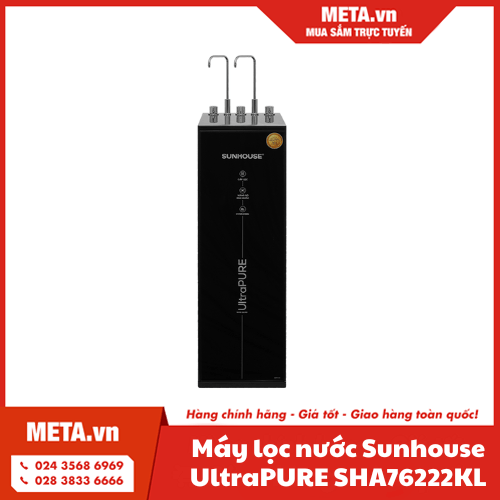 Máy lọc nước RO nóng nguội lạnh Sunhouse UltraPURE SHA76222KL 11 lõi