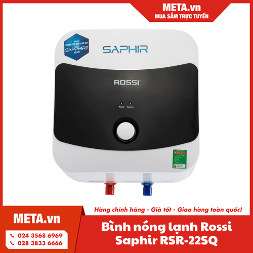 Bình nóng lạnh gián tiếp Rossi Saphir RSR-22SQ 