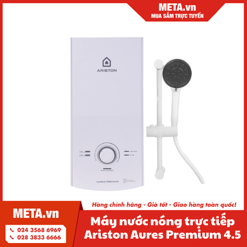 Máy nước nóng trực tiếp Ariston Aures Premium 4.5