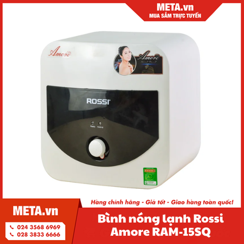 Bình nóng lạnh gián tiếp Rossi Amore RAM-15SQ