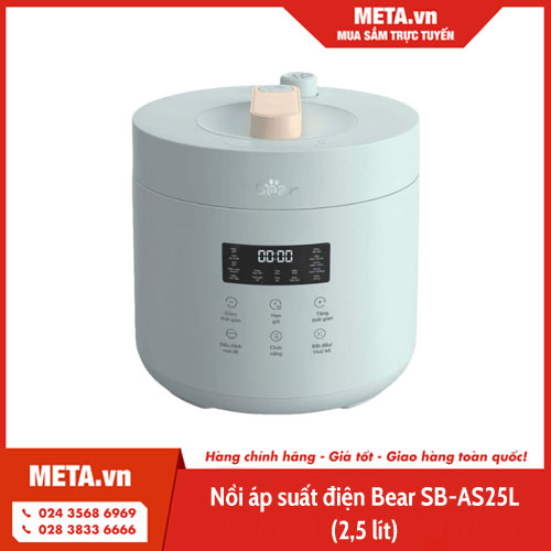 Nồi áp suất điện Bear SB-AS25L (2,5 lít)