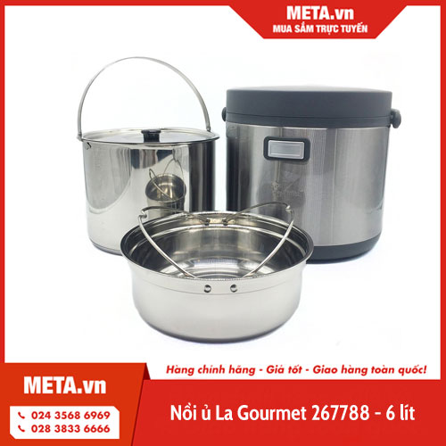 Nồi ủ La Gourmet 267788 - 6 lít