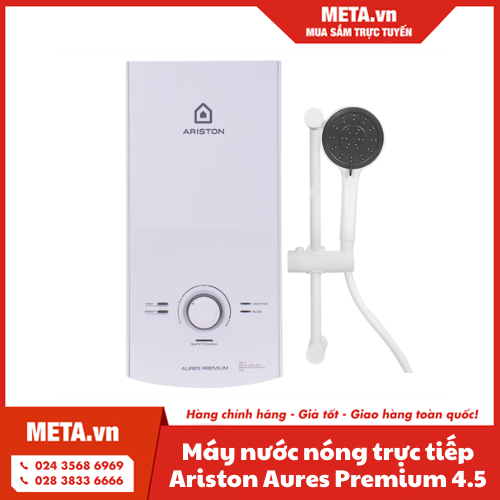 Máy nước nóng trực tiếp Ariston Aures Premium 4.5