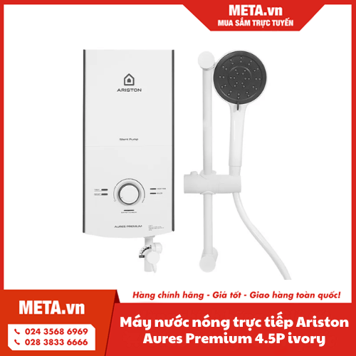 Máy nước nóng trực tiếp Ariston Aures Premium 4.5P