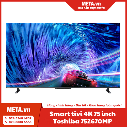 Smart tivi 4K 75 inch Toshiba 75Z670MP