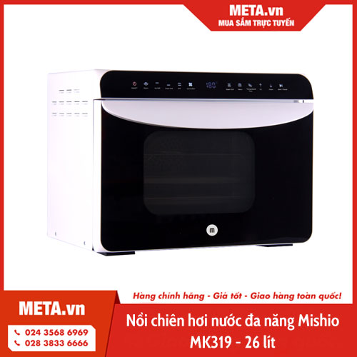 Nồi chiên hơi nước đa năng Mishio MK319 - 26 lít
