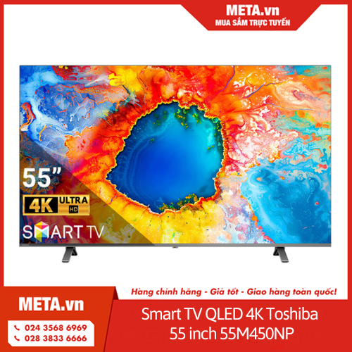 Smart TV QLED 4K Toshiba 55 inch 55M450NP