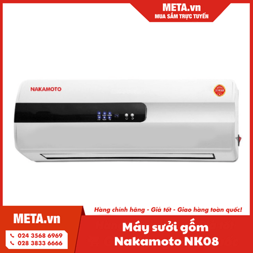 Máy sưởi gốm Nakamoto NK08