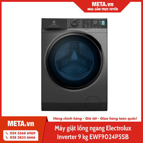 review máy giặt Electrolux Inverter 9kg EWF9024P5SB 