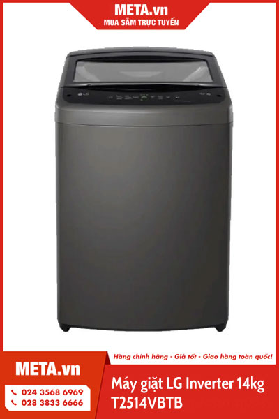 Máy giặt LG Inverter 14kg T2514VBTB 