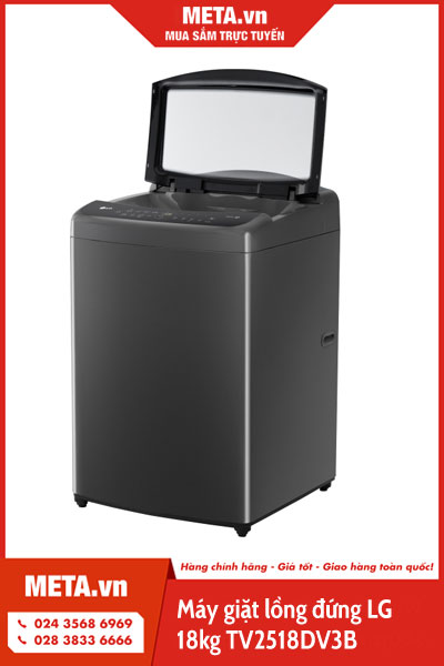Máy giặt lồng đứng LG Inverter 18kg TV2518DV3B 