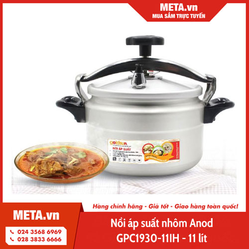 Nồi áp suất nhôm Anod GPC1930-11IH - 11 lít 